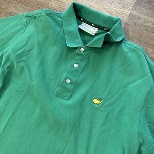Slazenger Augusta National Masters Green Golf Polo Men's‎ Sz XL FAIR